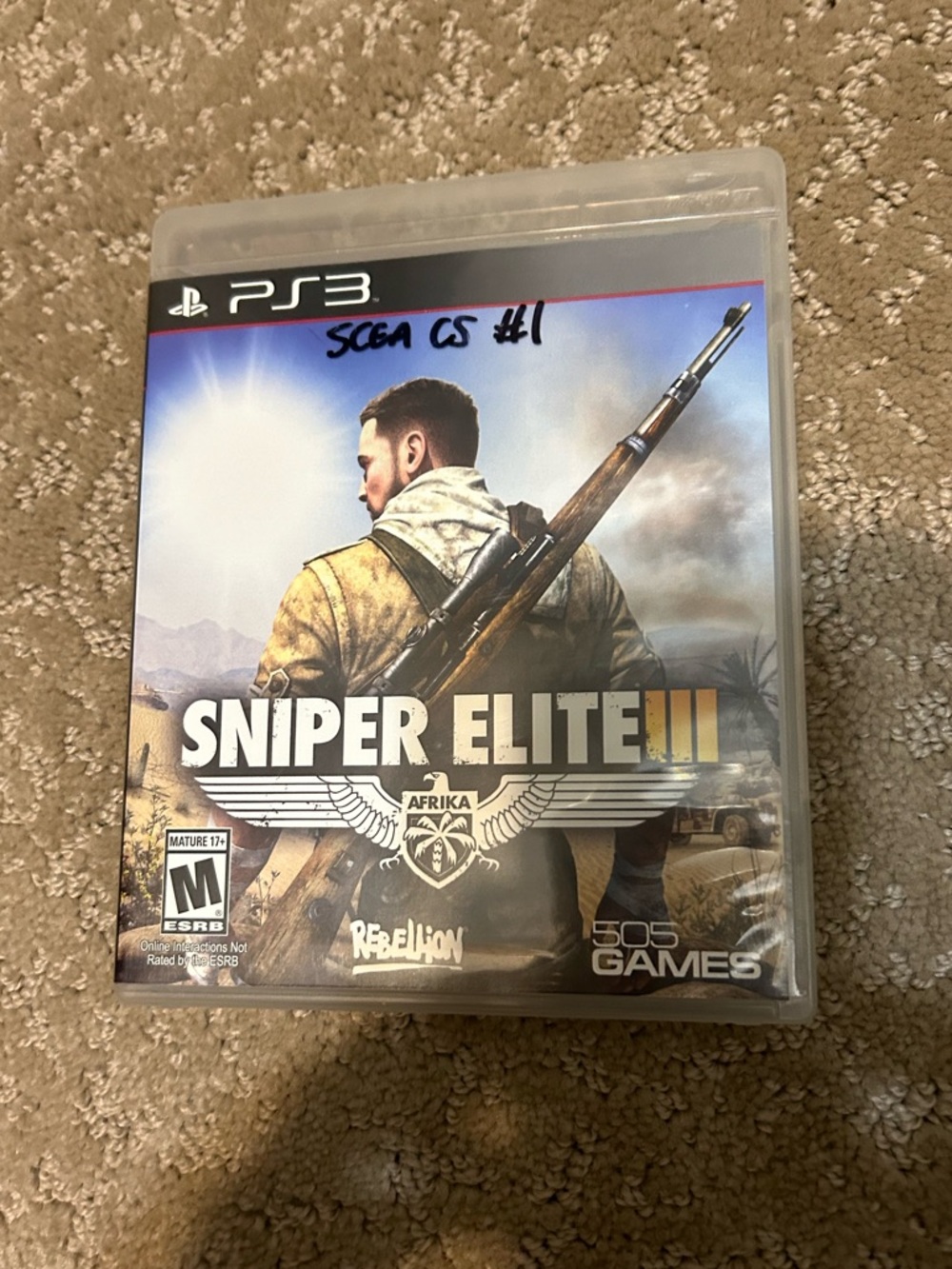 Sniper Elite III (Sony PlayStation 3, 2014) Video Game RPG